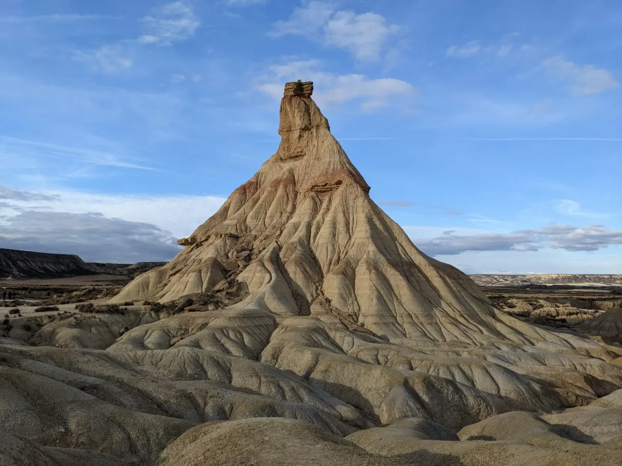 Cheminée de fée de Castildetierra dressée sur son socle
