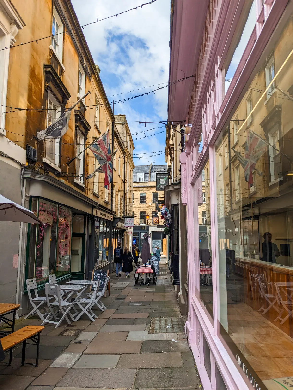 ruelle commerçante à bath