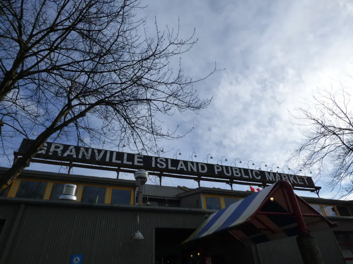 Enseigne du marché public de Granville Island